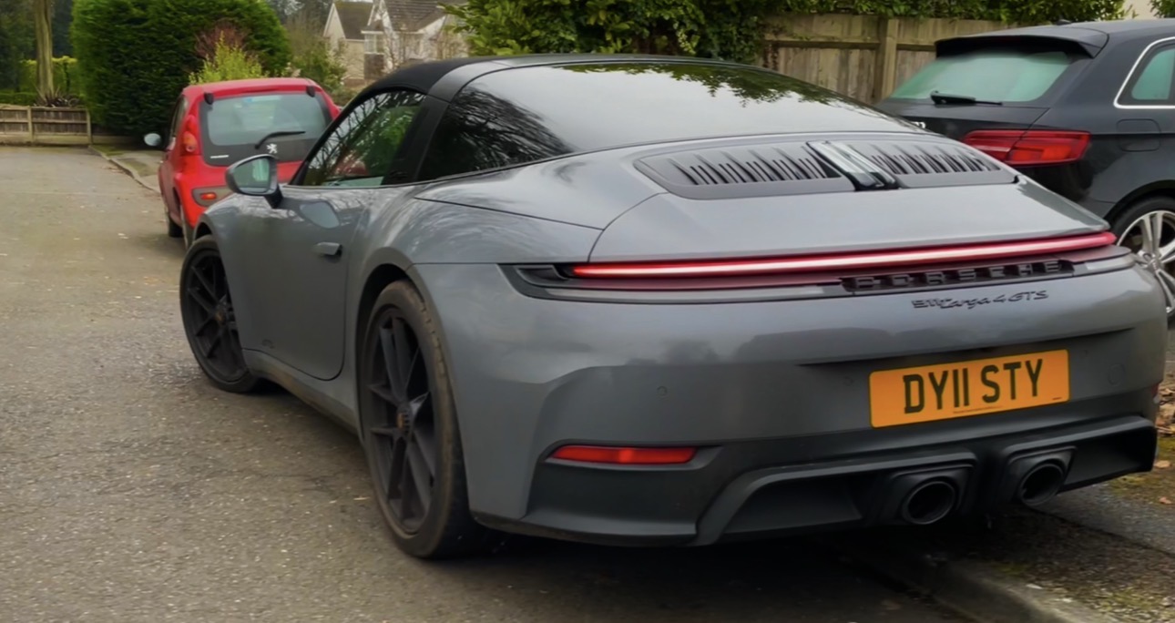 DY11 STY spotted on Porsche 911