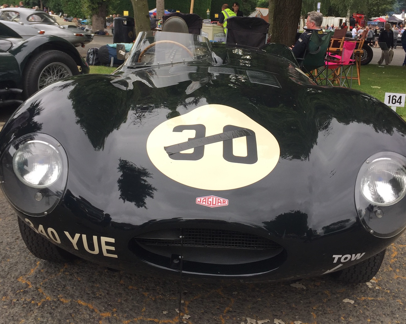 340 YUE spotted on Jaguar D-Type