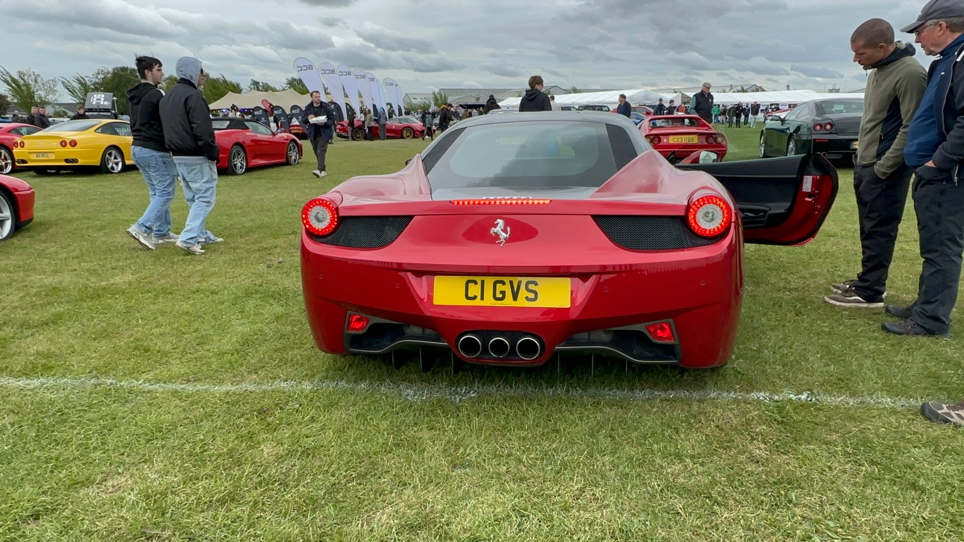 C1 GVS spotted on Ferrari 458 Italia Italia