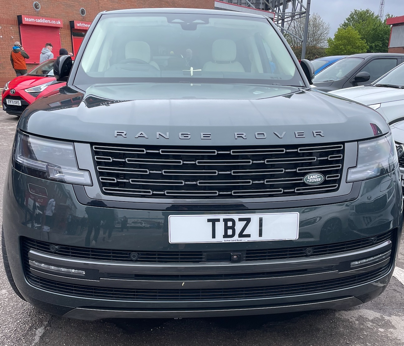 TBZ 1 spotted on Land Rover Range Rover
