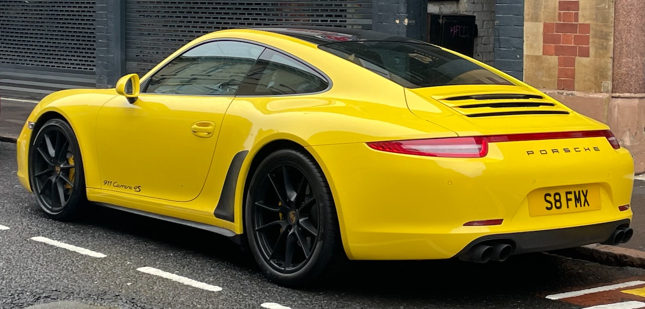 S8 FMX spotted on Porsche 911 Carrera 4S 991.1