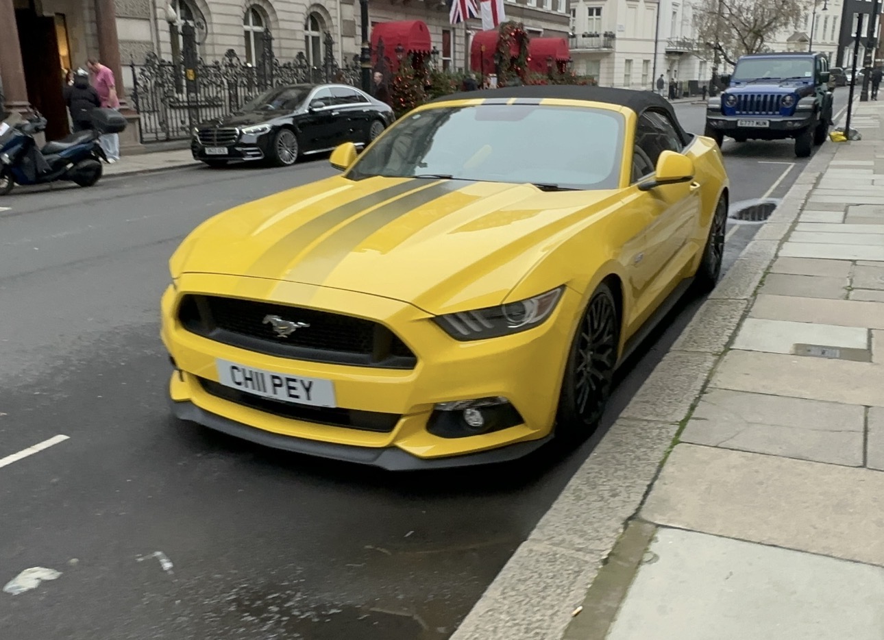 CH11 PEY spotted on Ford Mustang