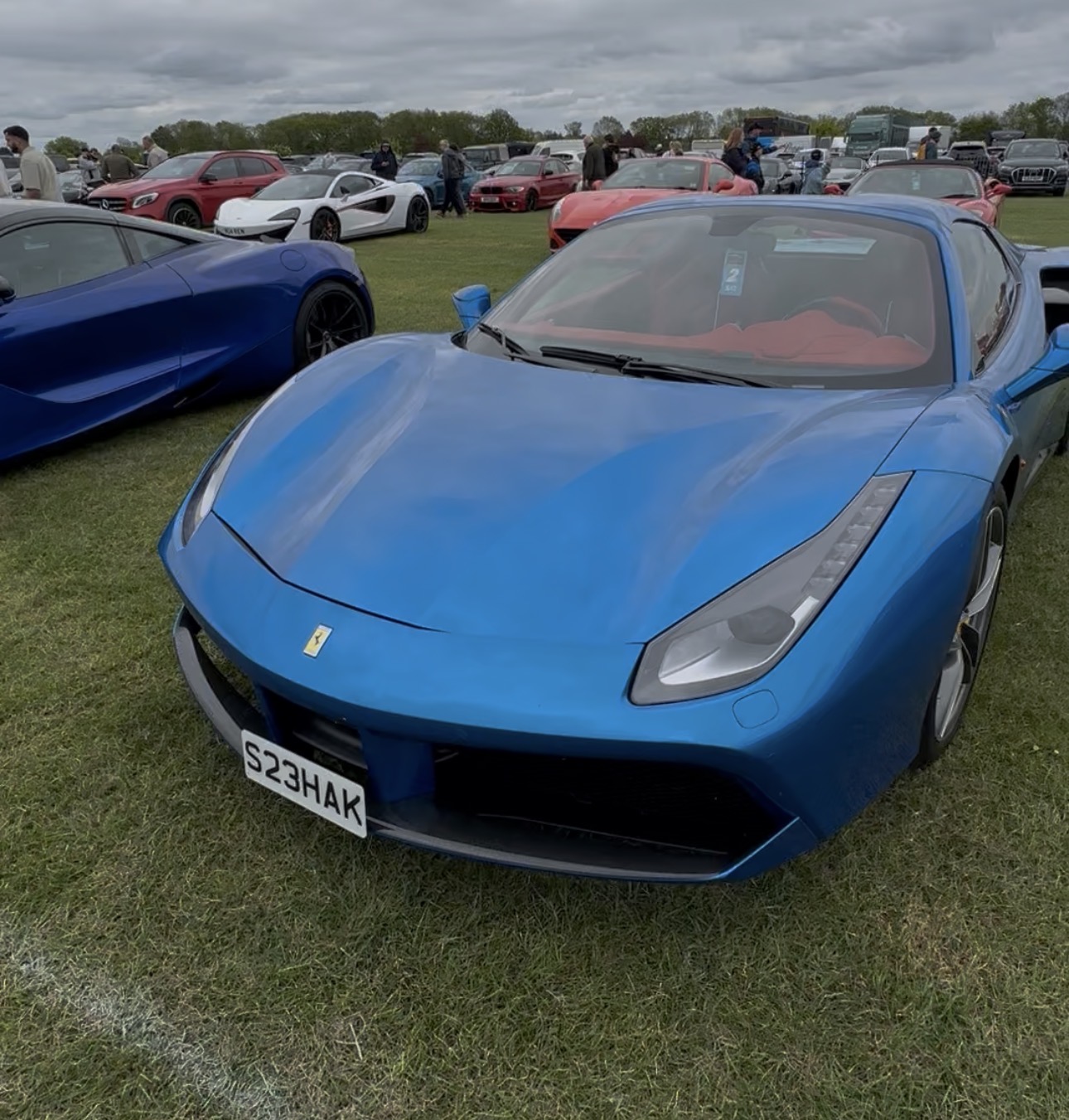 S23 HAK spotted on Ferrari 488 GTB
