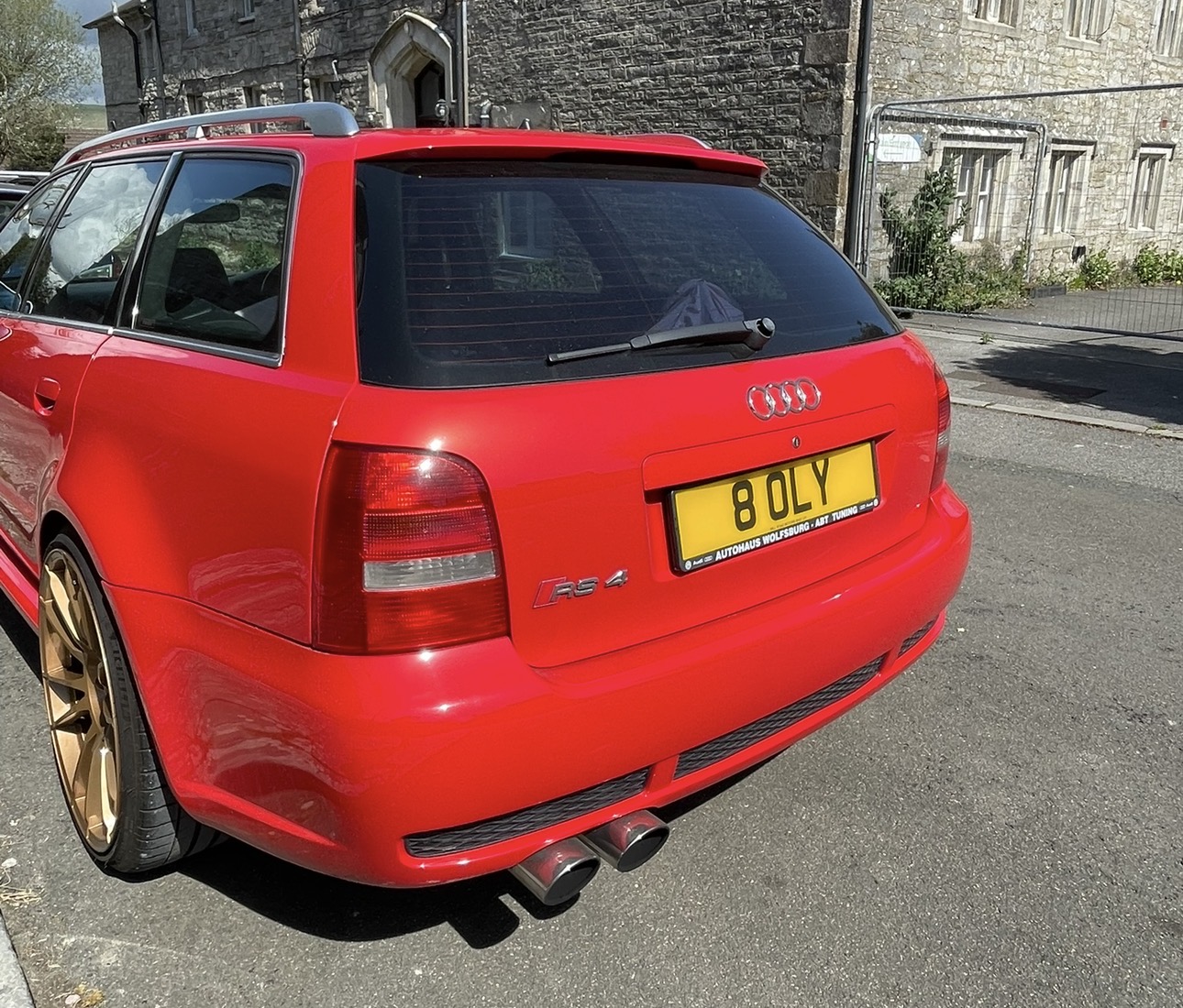 8 OLY spotted on Audi RS4