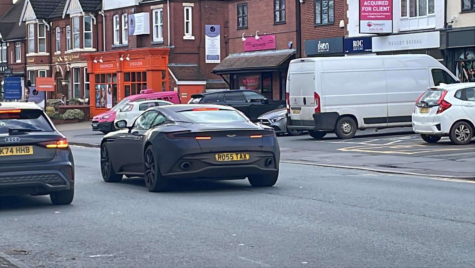 RO55 TAX spotted on Aston Martin DB11