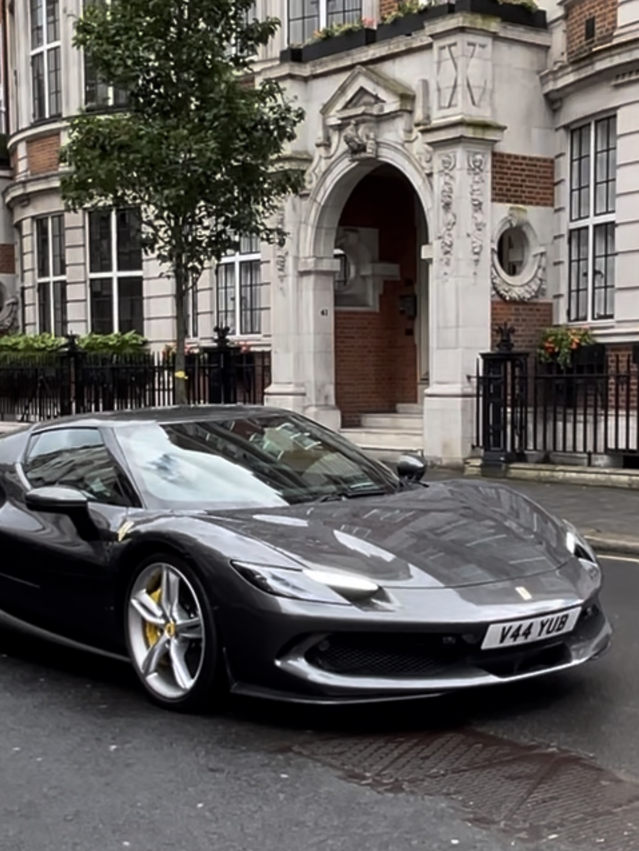V44 YUB spotted on Ferrari 296