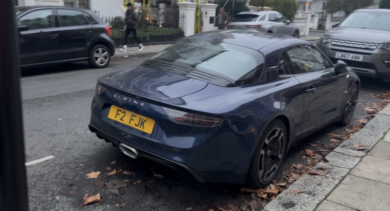 F2 FJK spotted on Alpine A110