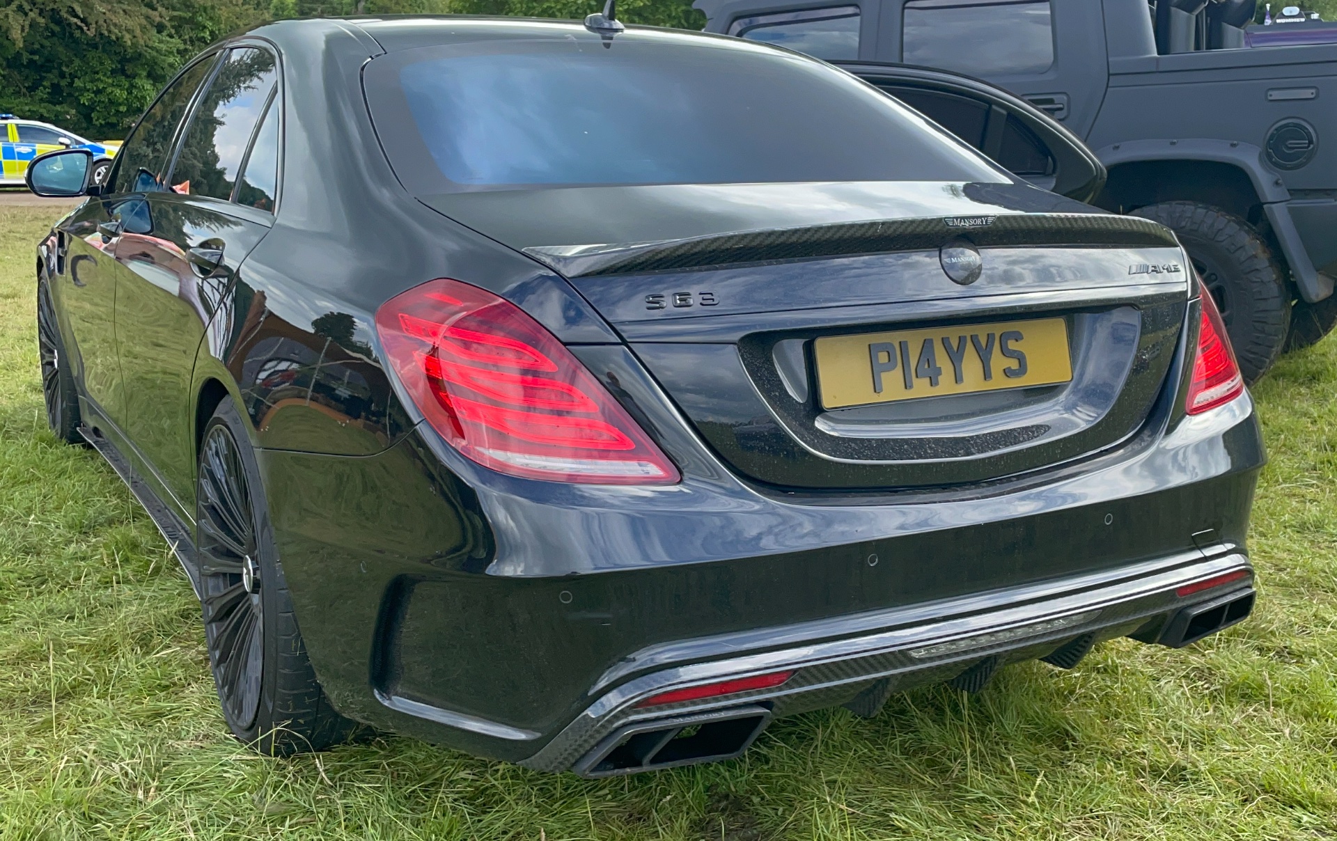 P14 YYS spotted on Mansory S-Class S63
