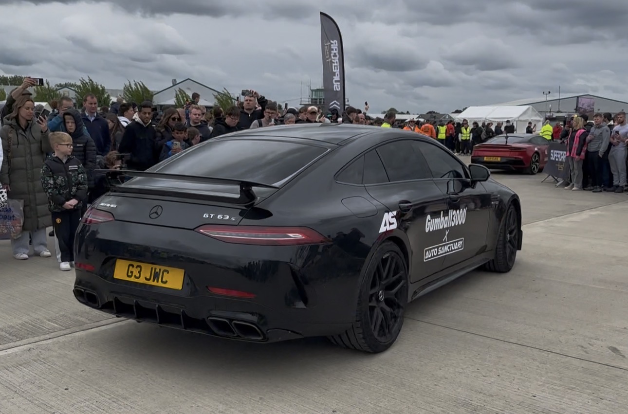 G3 JWC private number plate on a Mercedes-Benz AMG GT, spotted in Sywell Aerodrome