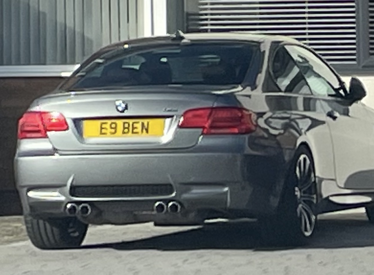 E9 BEN spotted on BMW M3