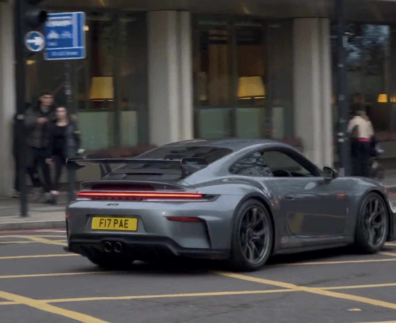 F17 PAE spotted on Porsche 911 GT3