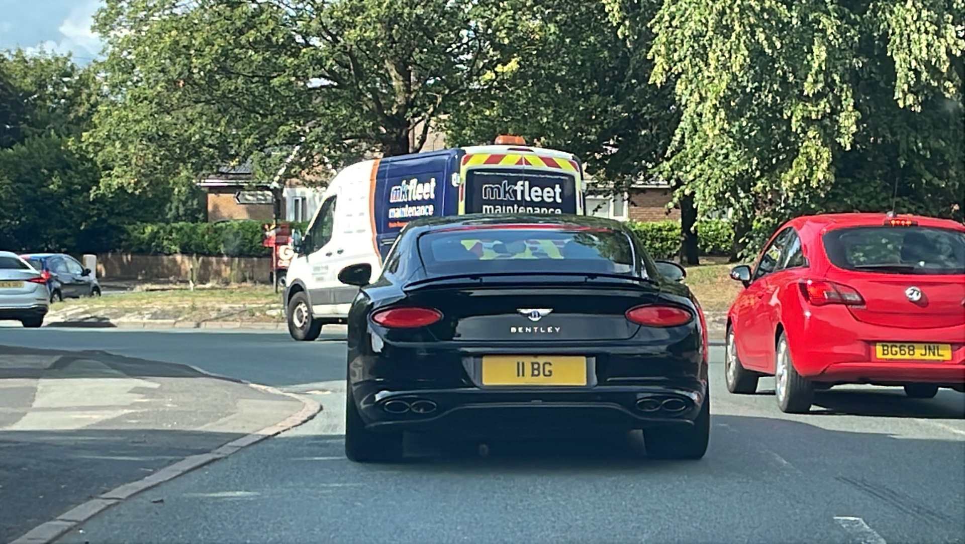 11 BG spotted on Bentley Continental GT