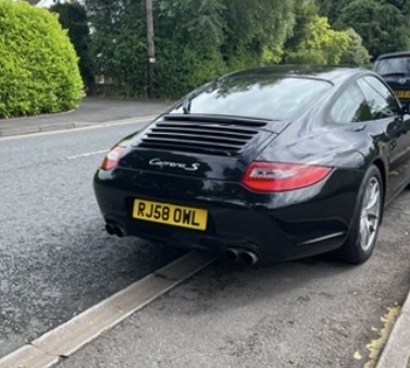 RJ58 OWL spotted on Porsche