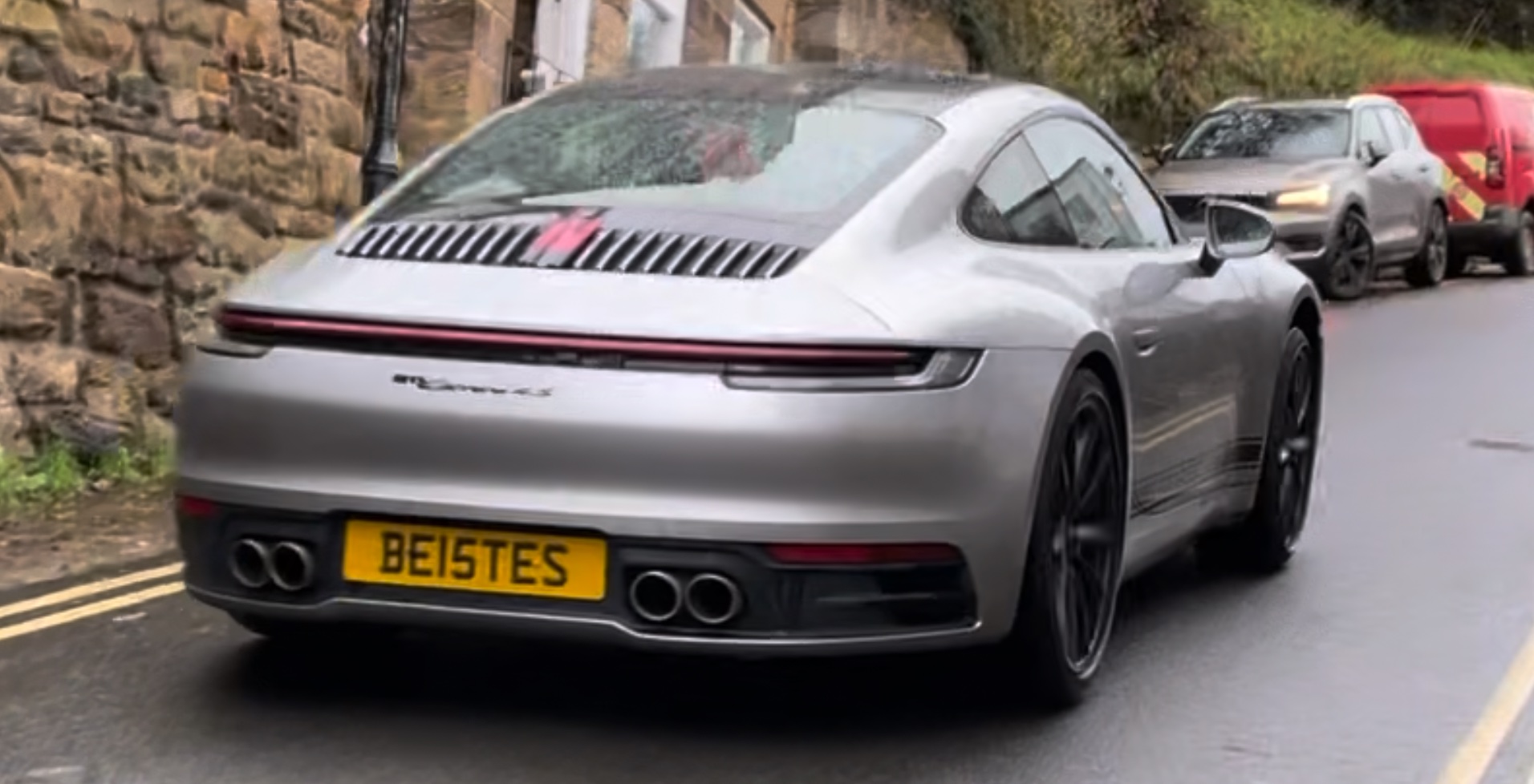 BE15 TES spotted on Porsche 992