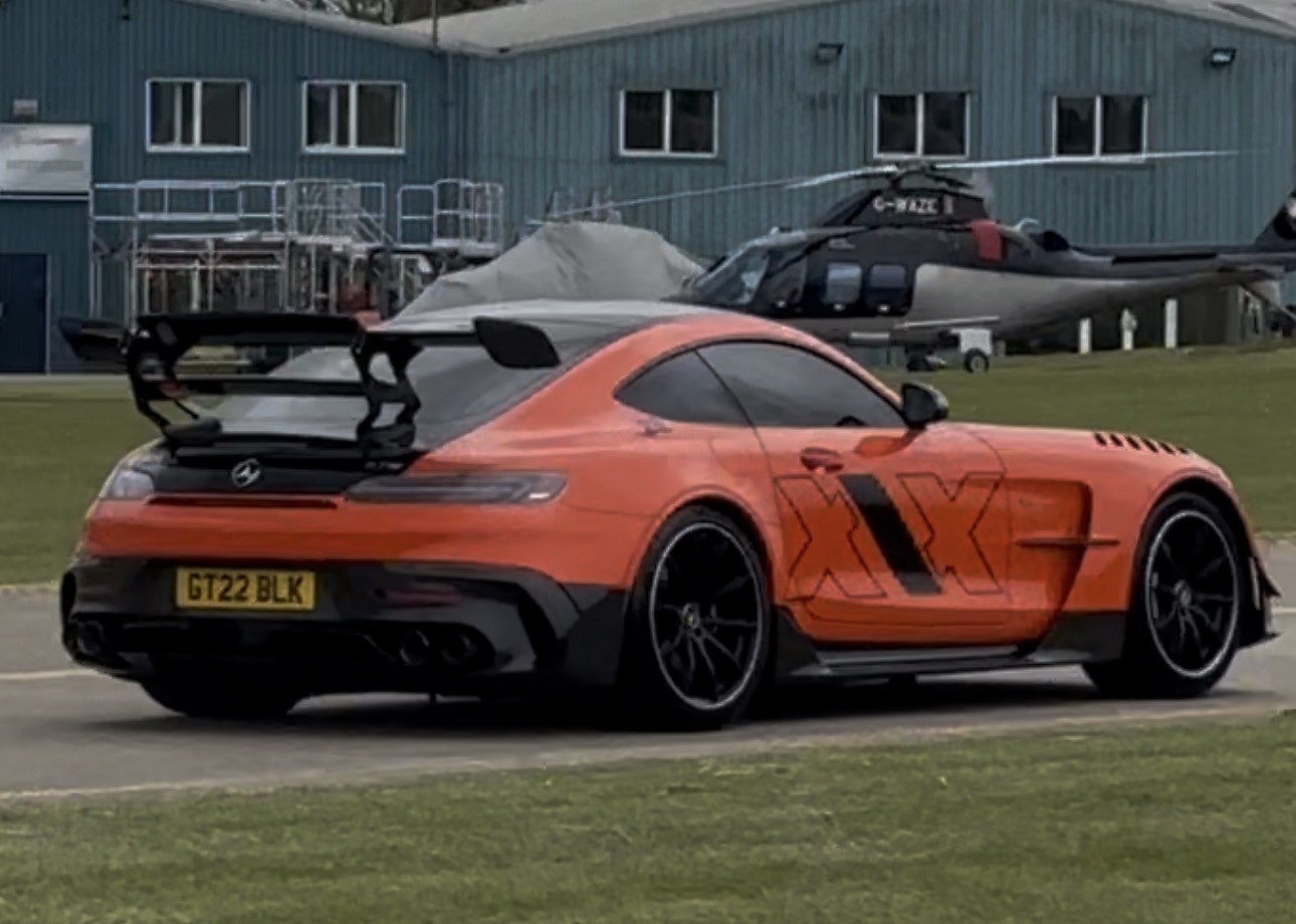 GT22 BLK spotted on Mercedes-Benz AMG GT Black Series