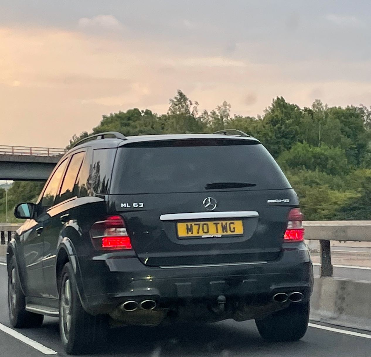 M70 TWG spotted on Mercedes-Benz ML63 AMG AMG