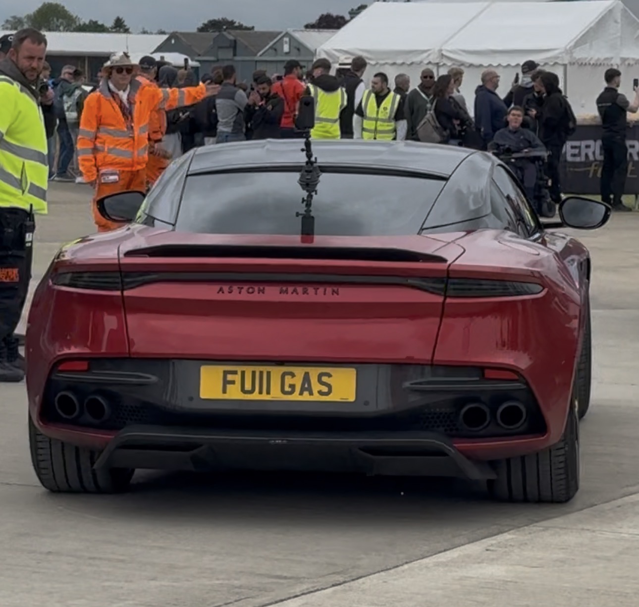 FU11 GAS spotted on Aston Martin DBS