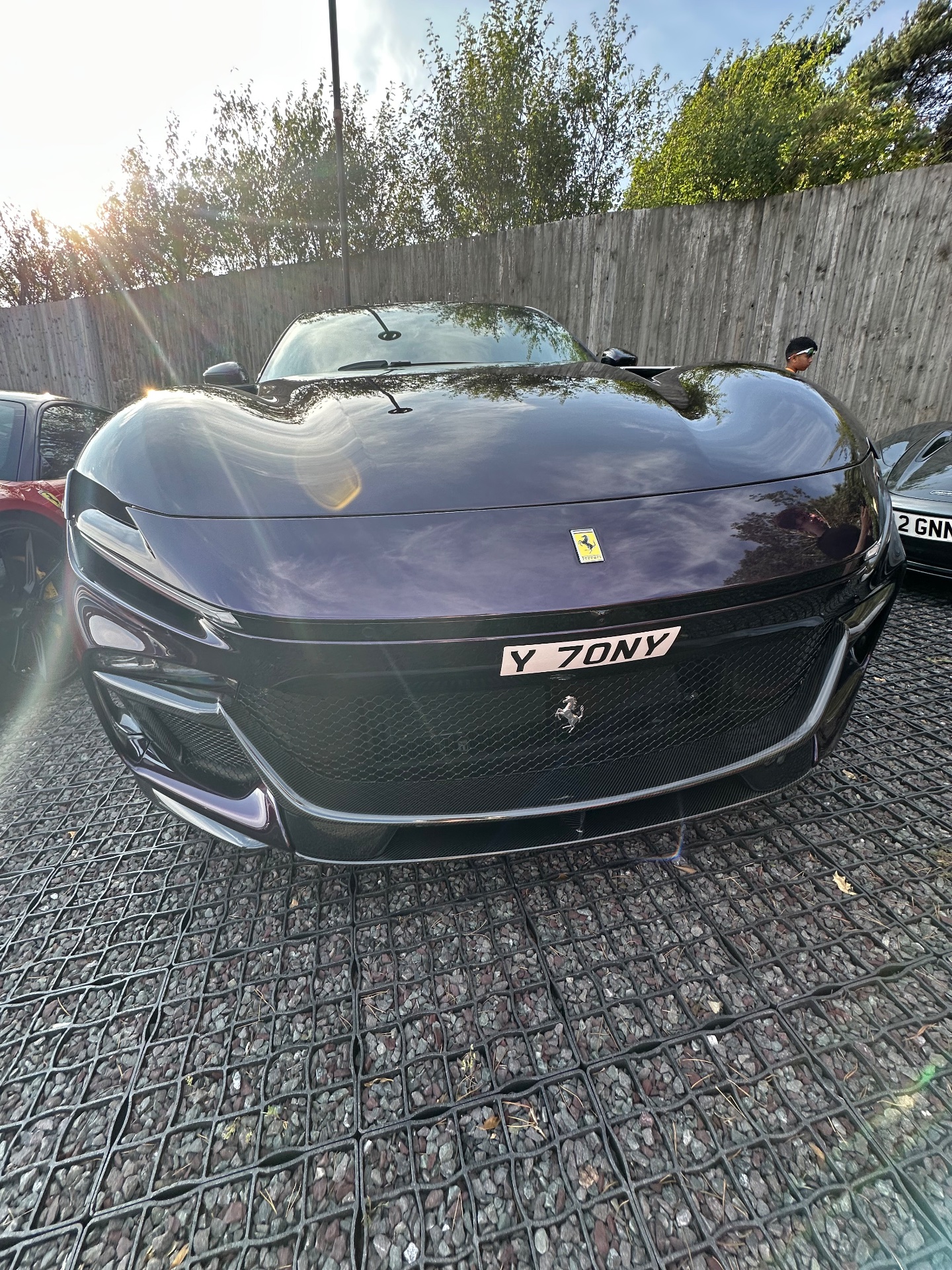 Y7 ONY spotted on Ferrari Purosangue