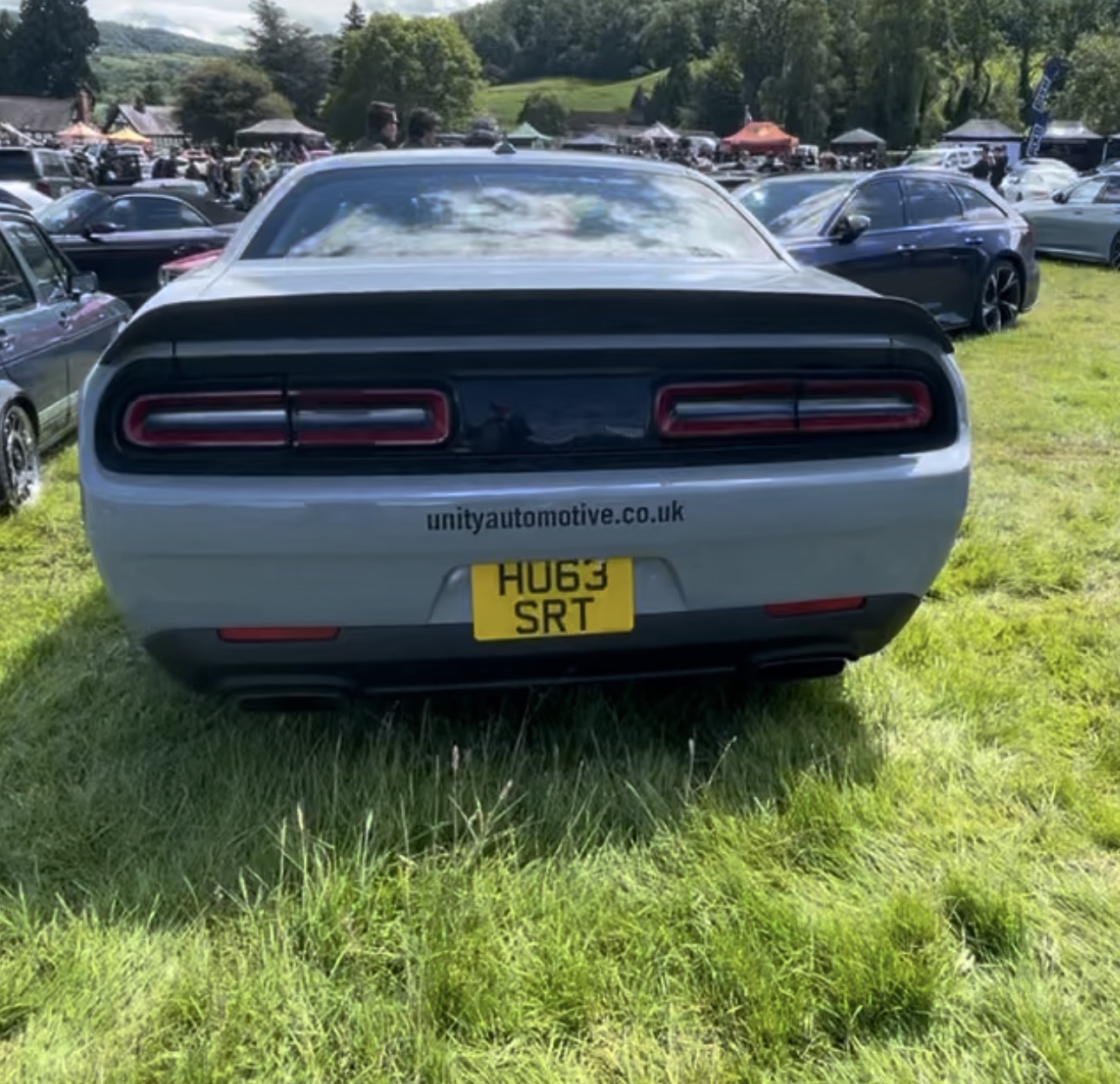HU63 SRT spotted on Dodge Challenger