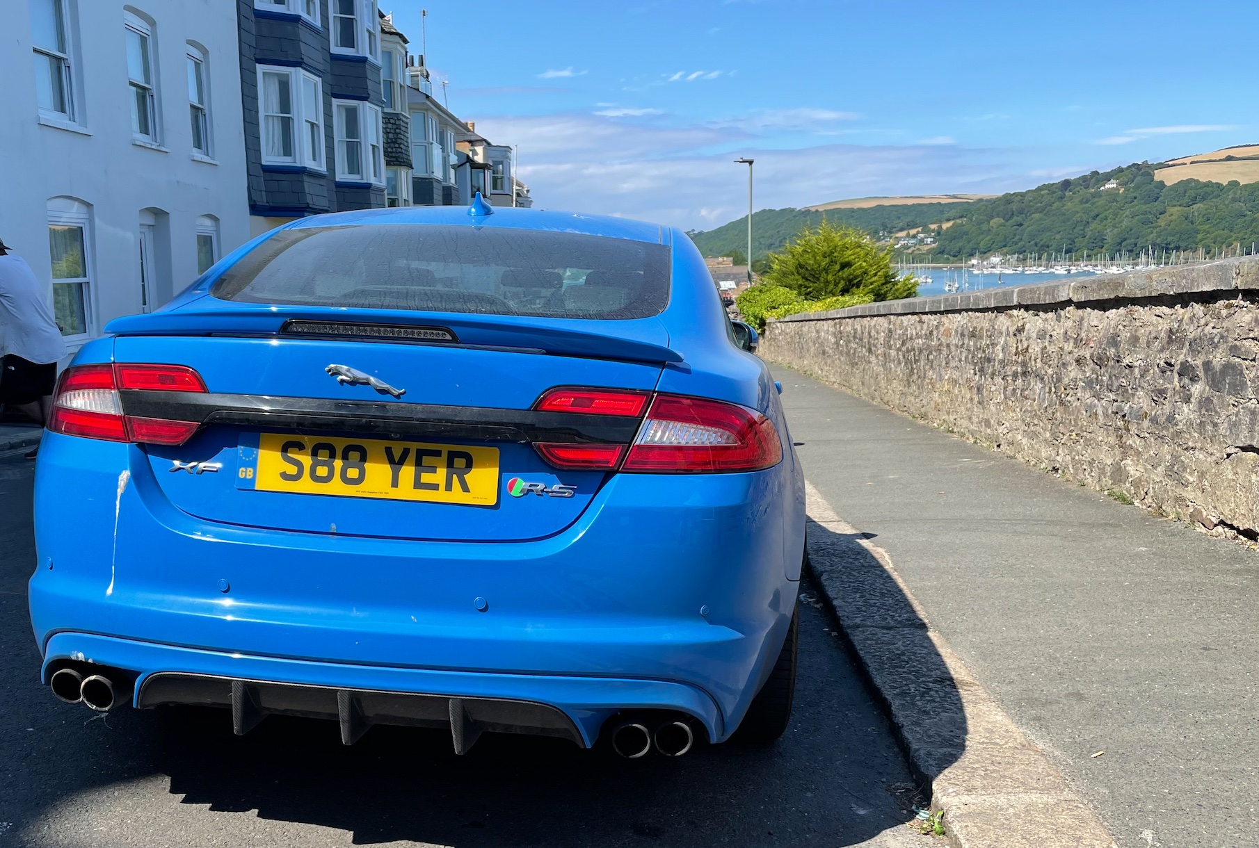 S88 YER spotted on Jaguar XF