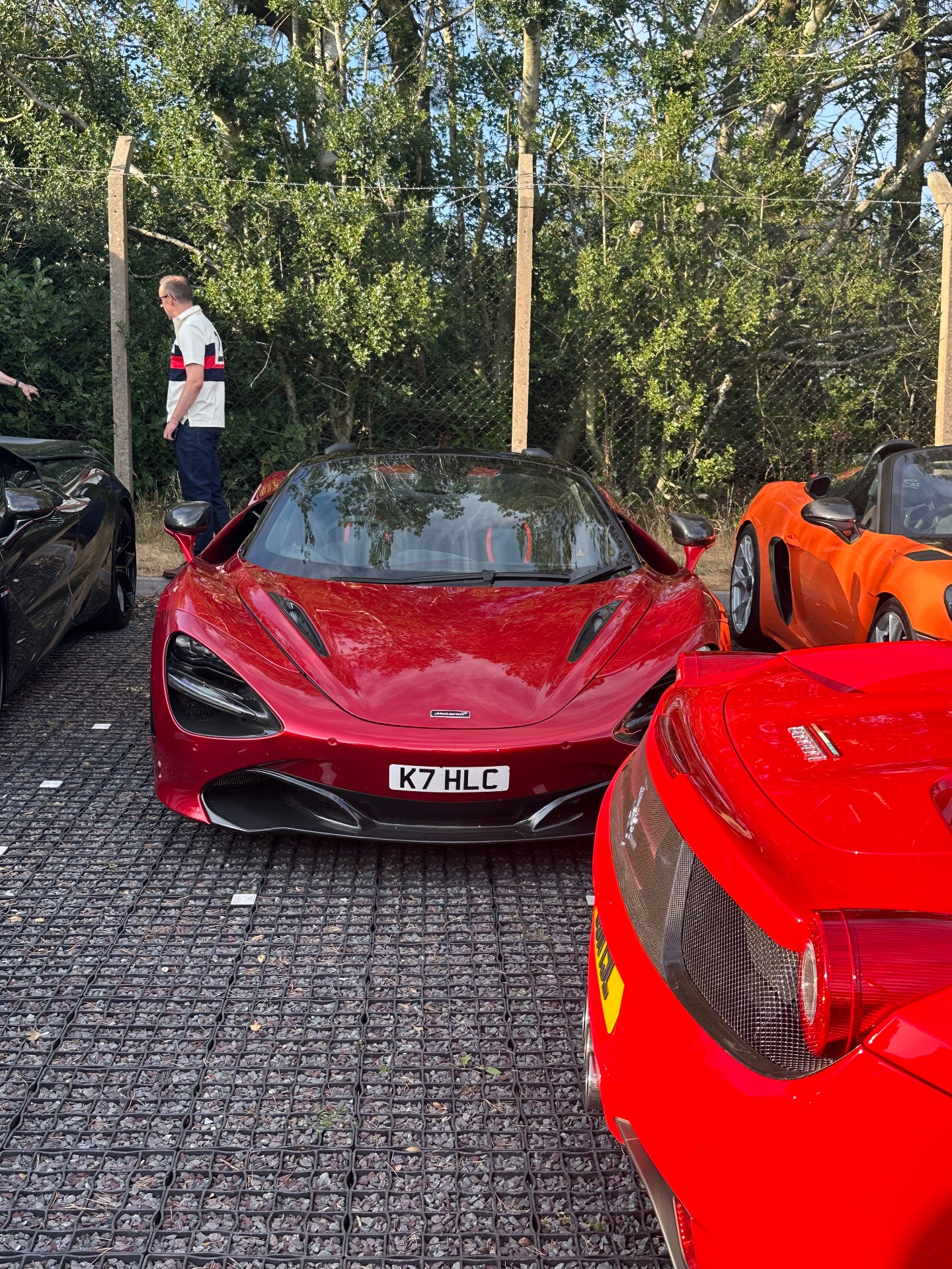 K7 HLC spotted on McLaren 720S