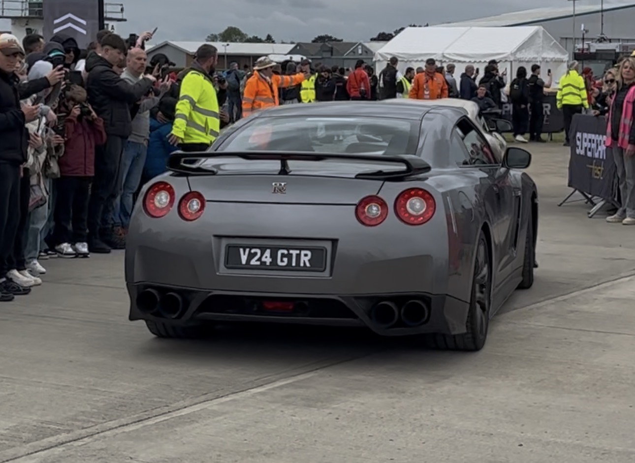 V24 GTR spotted on Nissan GT-R