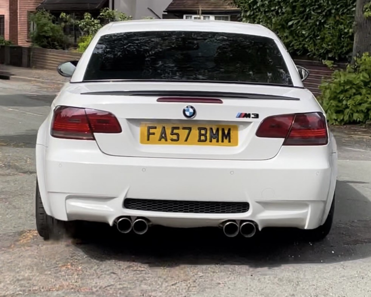FA57 BMM spotted on BMW M3