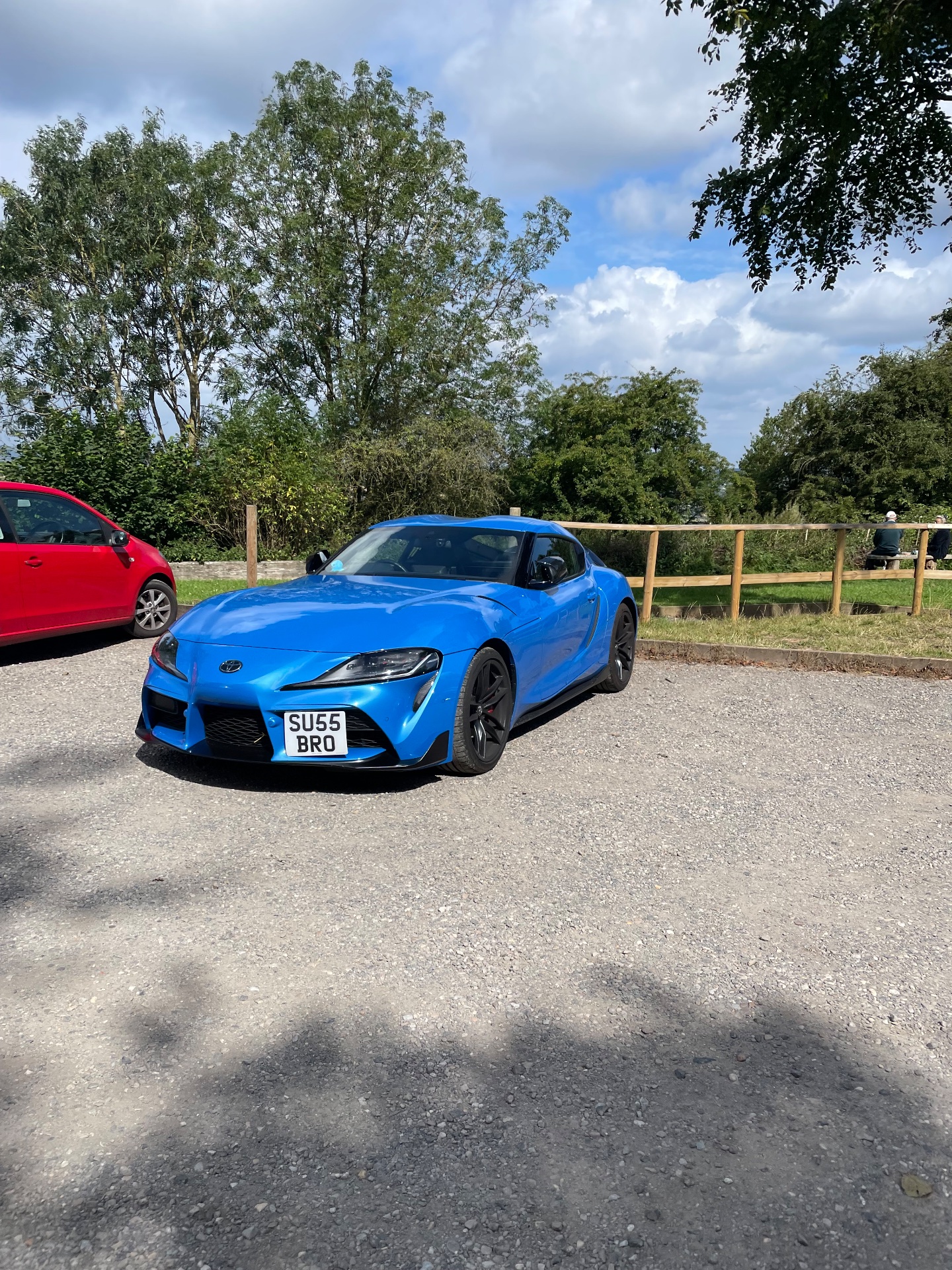 SU55 BRO spotted on Toyota Supra