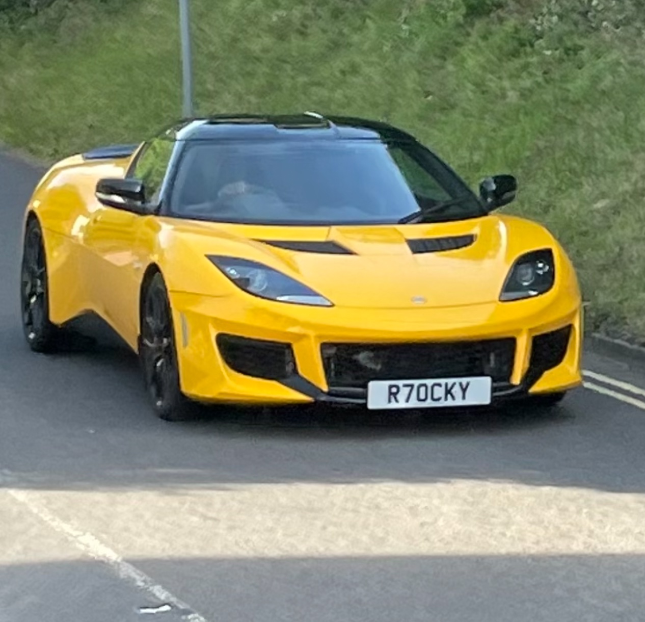 R70 CKY spotted on Lotus Evora