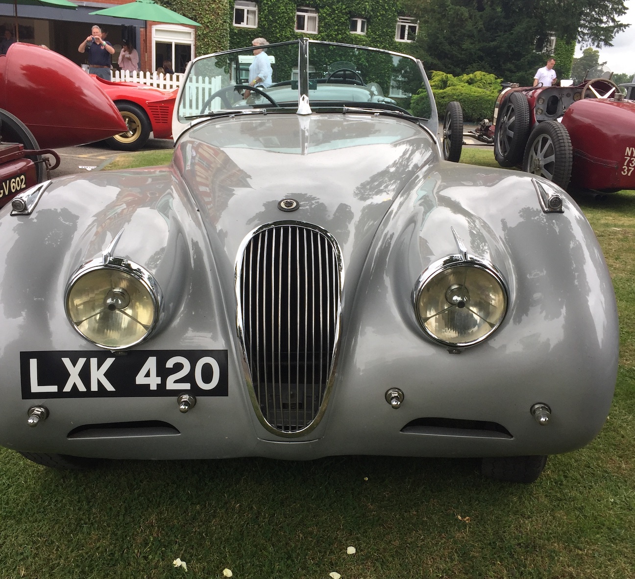 LXK 420 spotted on Jaguar XK120