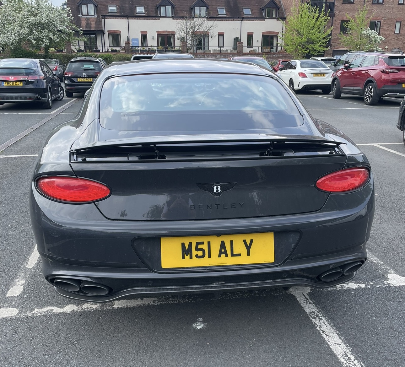 M51 ALY spotted on Bentley Continental GT
