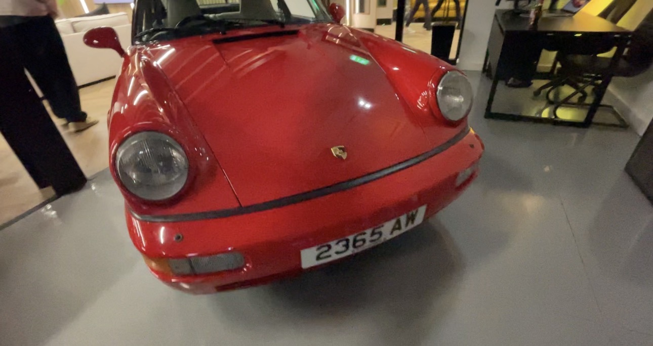 2365 AW spotted on Porsche