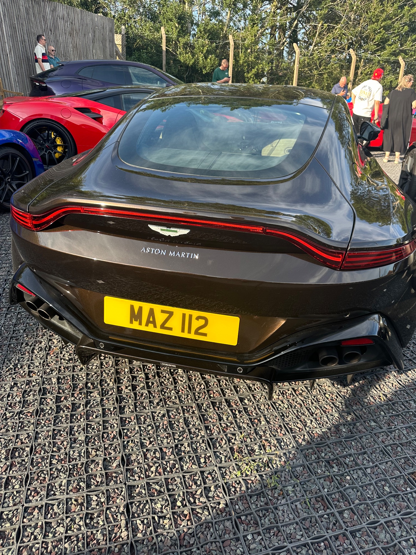 MAZ 112 spotted on Aston Martin V8 Vantage