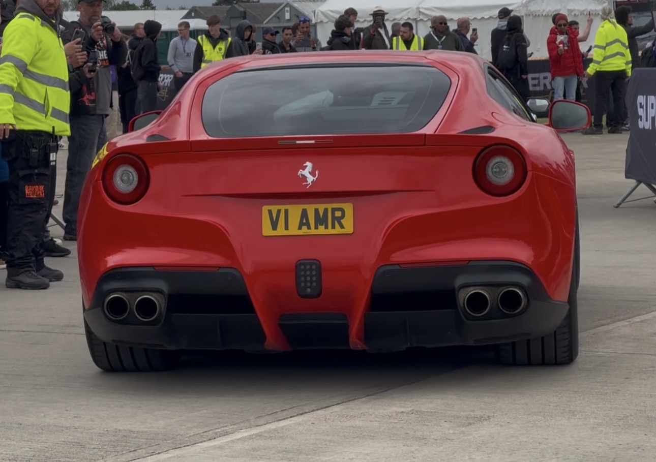 V1 AMR spotted on Ferrari F12