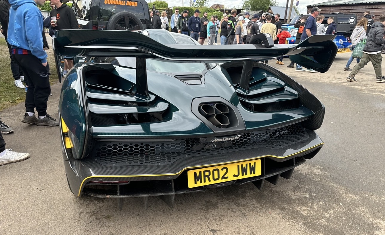 MR02 JWW spotted on McLaren Senna