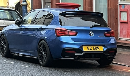 G2 AON spotted on BMW 1 Series
