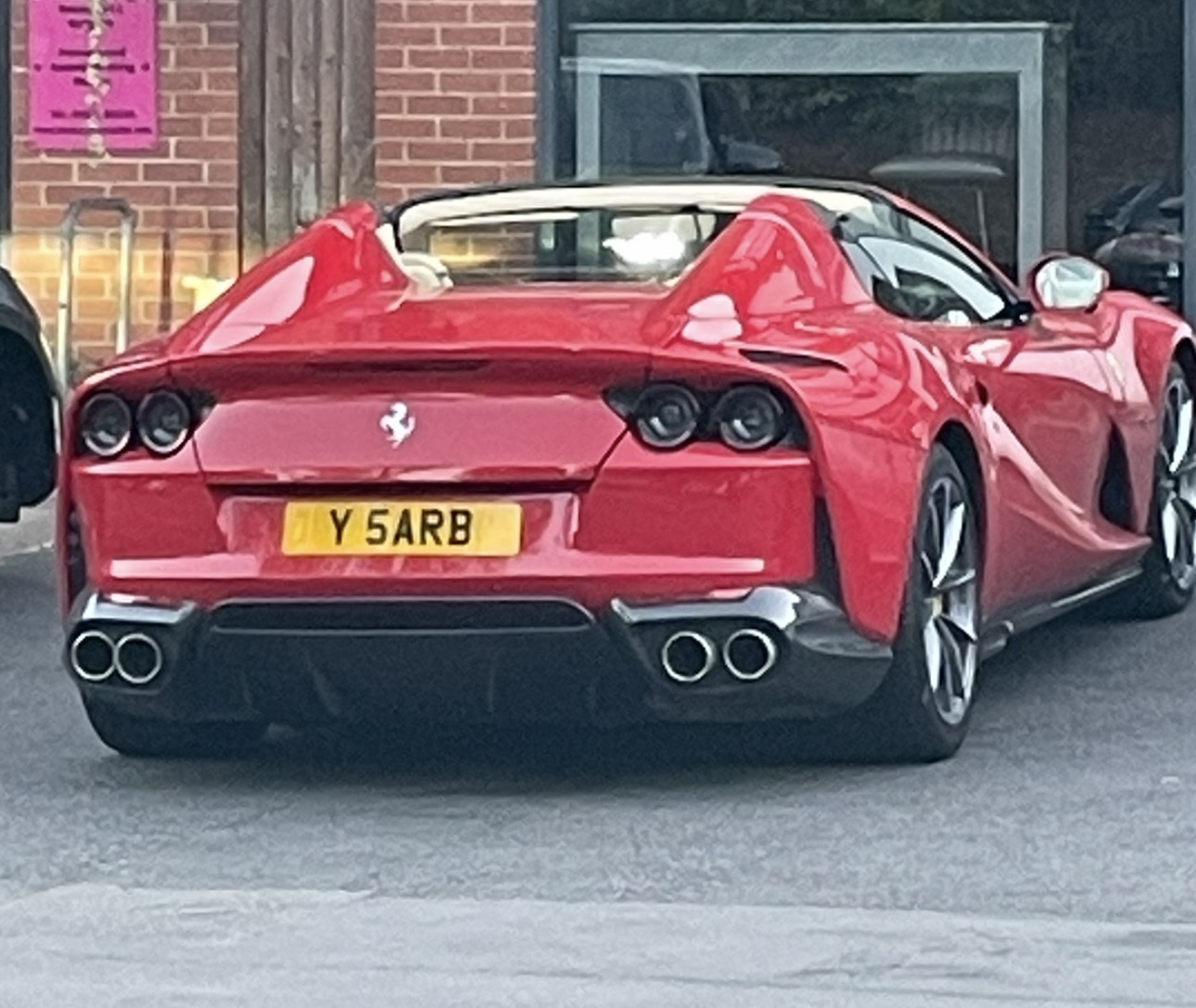 Y5 ARB spotted on Ferrari 812 Superfast GTS