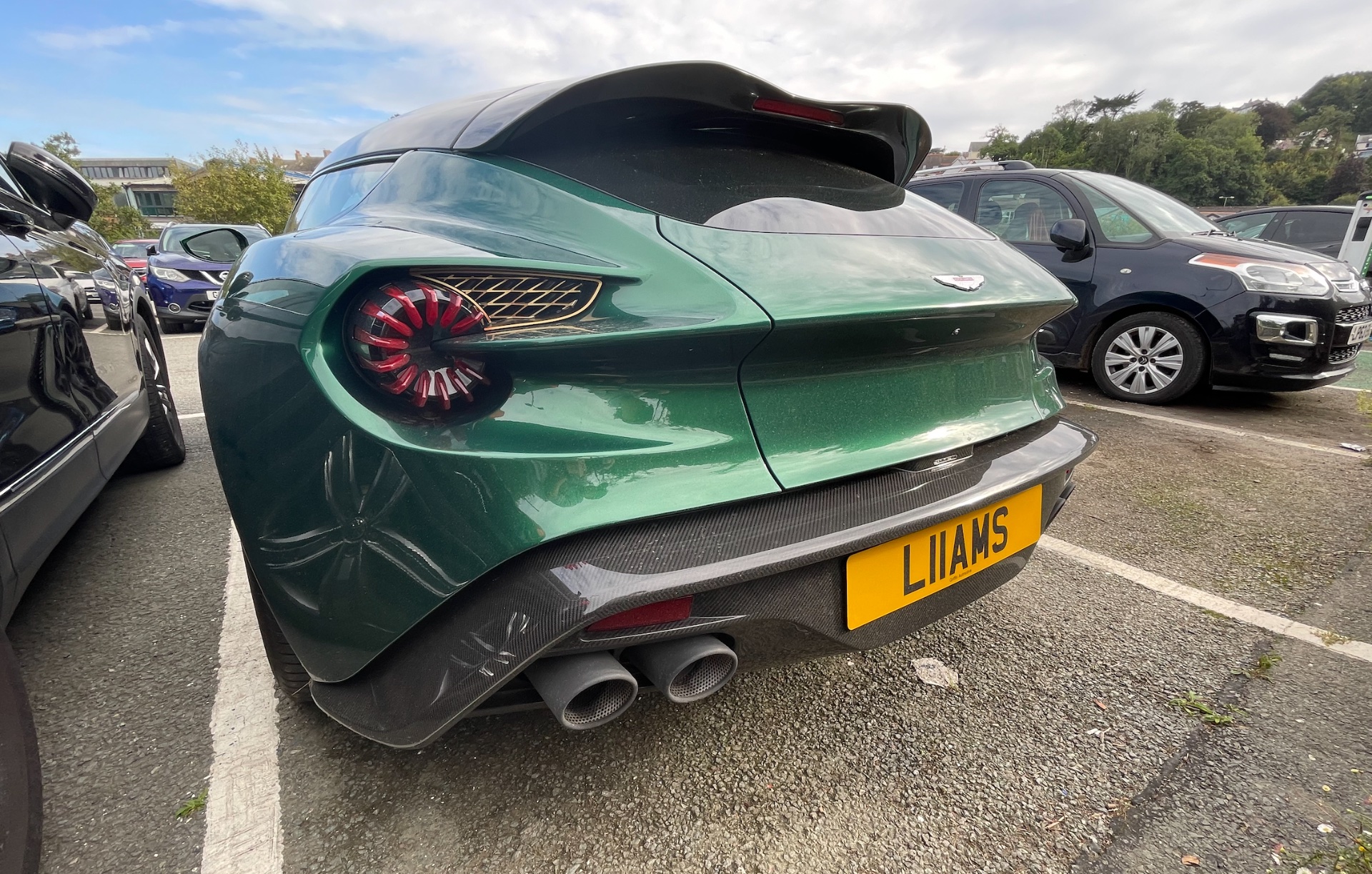 L11 AMS spotted on Aston Martin Vanquish Zagato Shooting Brake