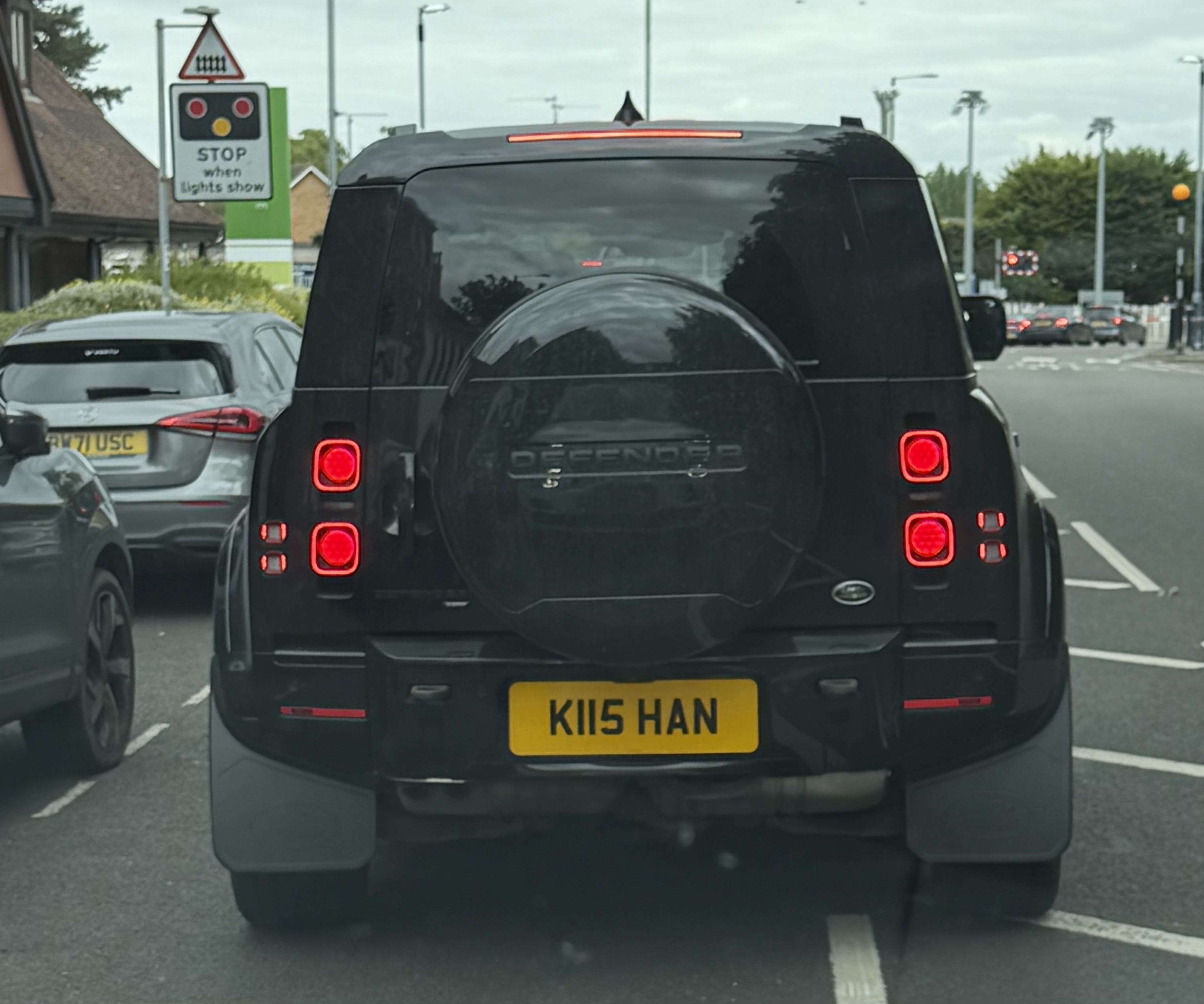 K115 HAN spotted on Land Rover Defender