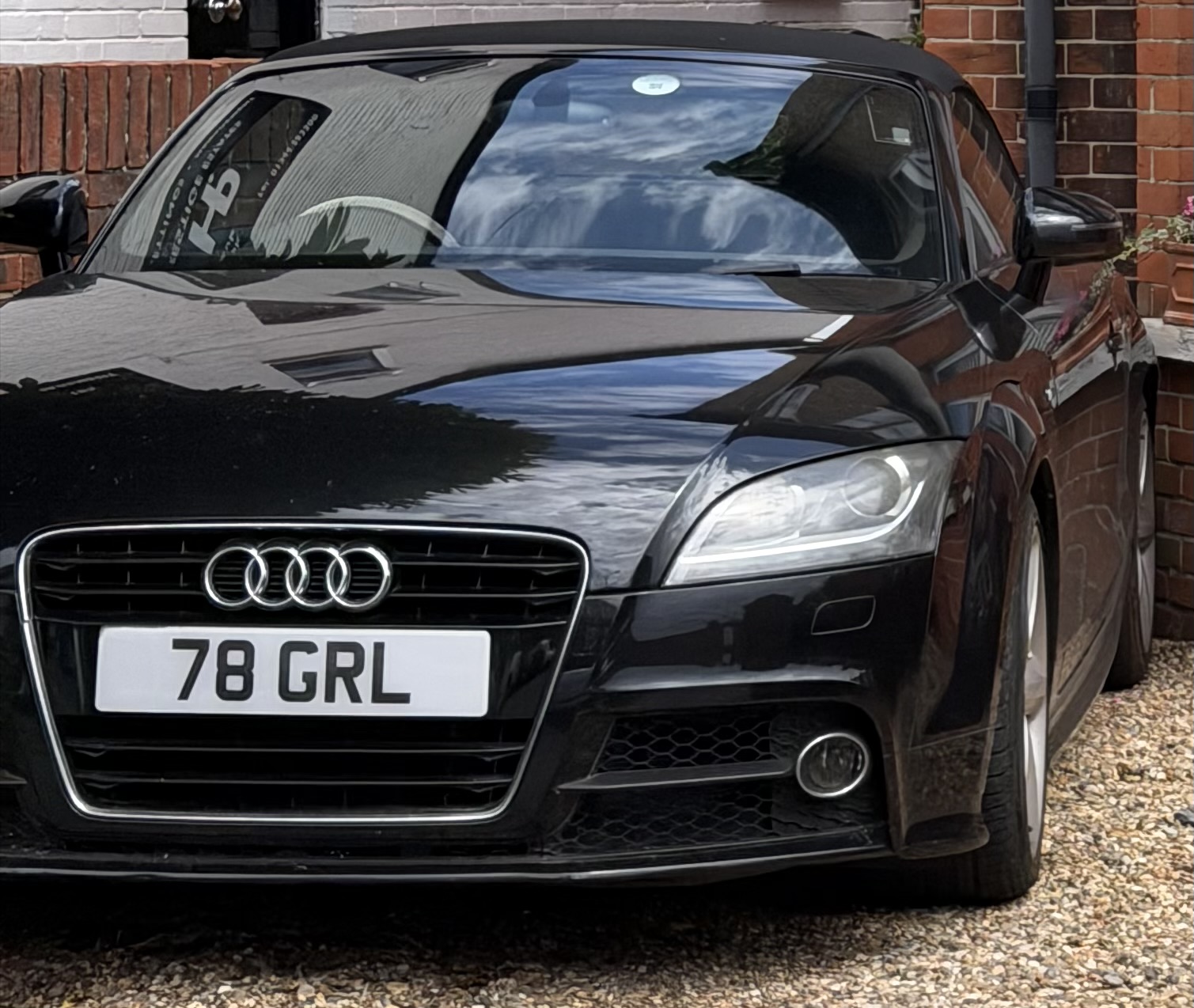 78 GRL private number plate on a Audi TT, spotted in Ascot