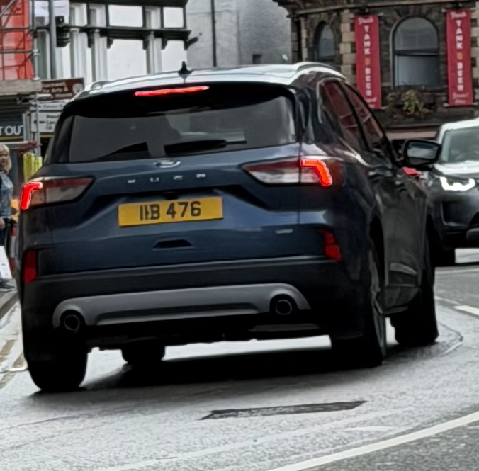 IIB 476 spotted on Ford Kuga