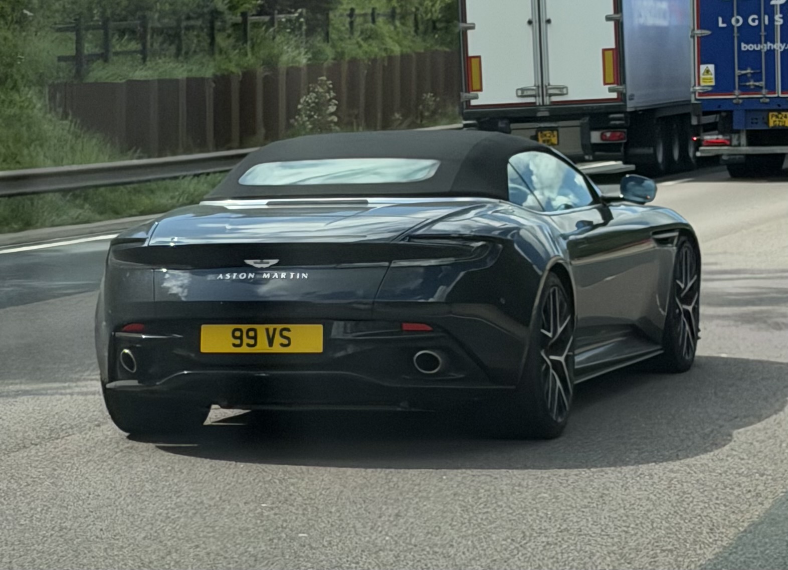 99 VS spotted on Aston Martin DB12