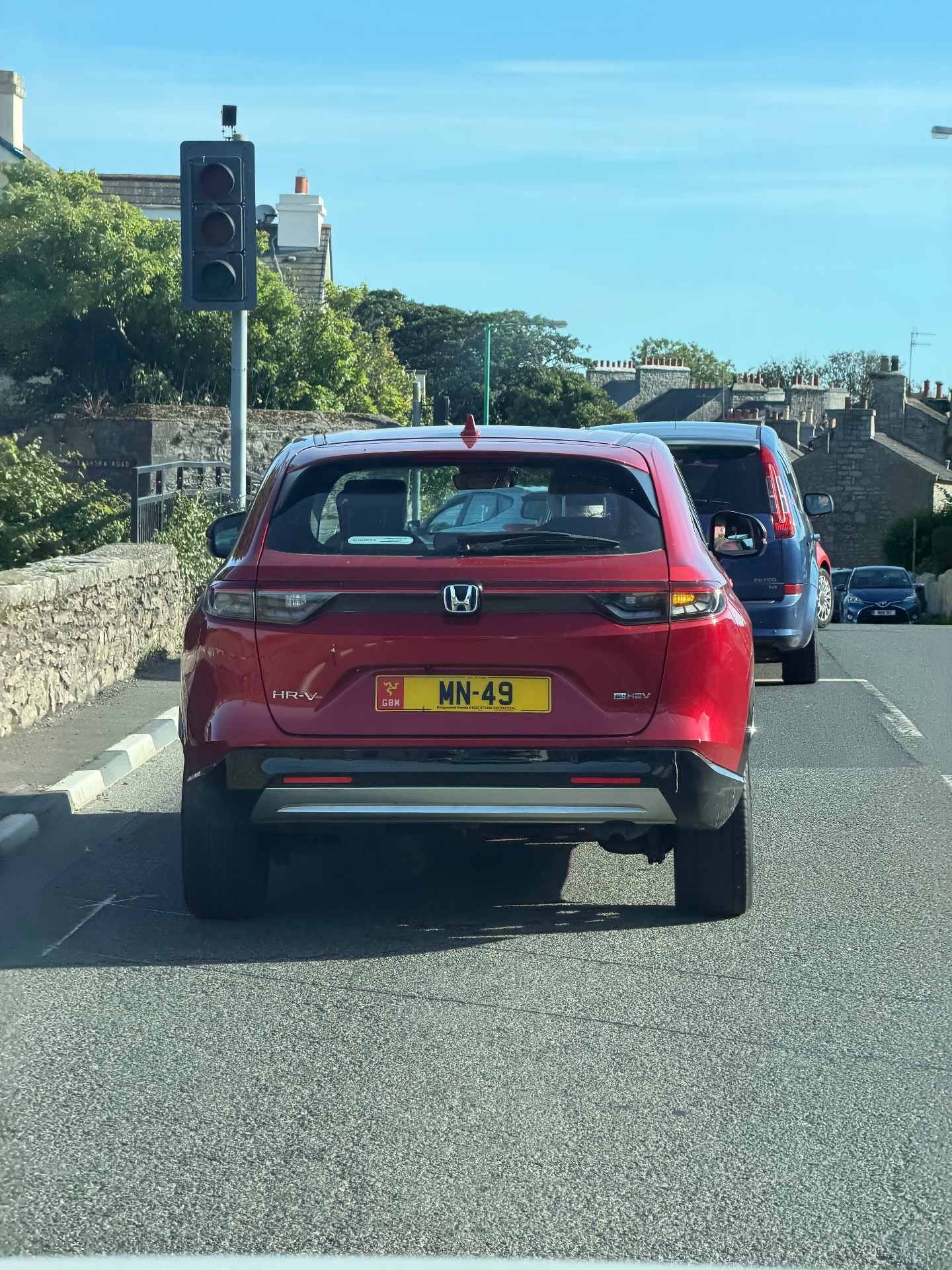 MN 49 Isle of Man number plate photographed in Castletown