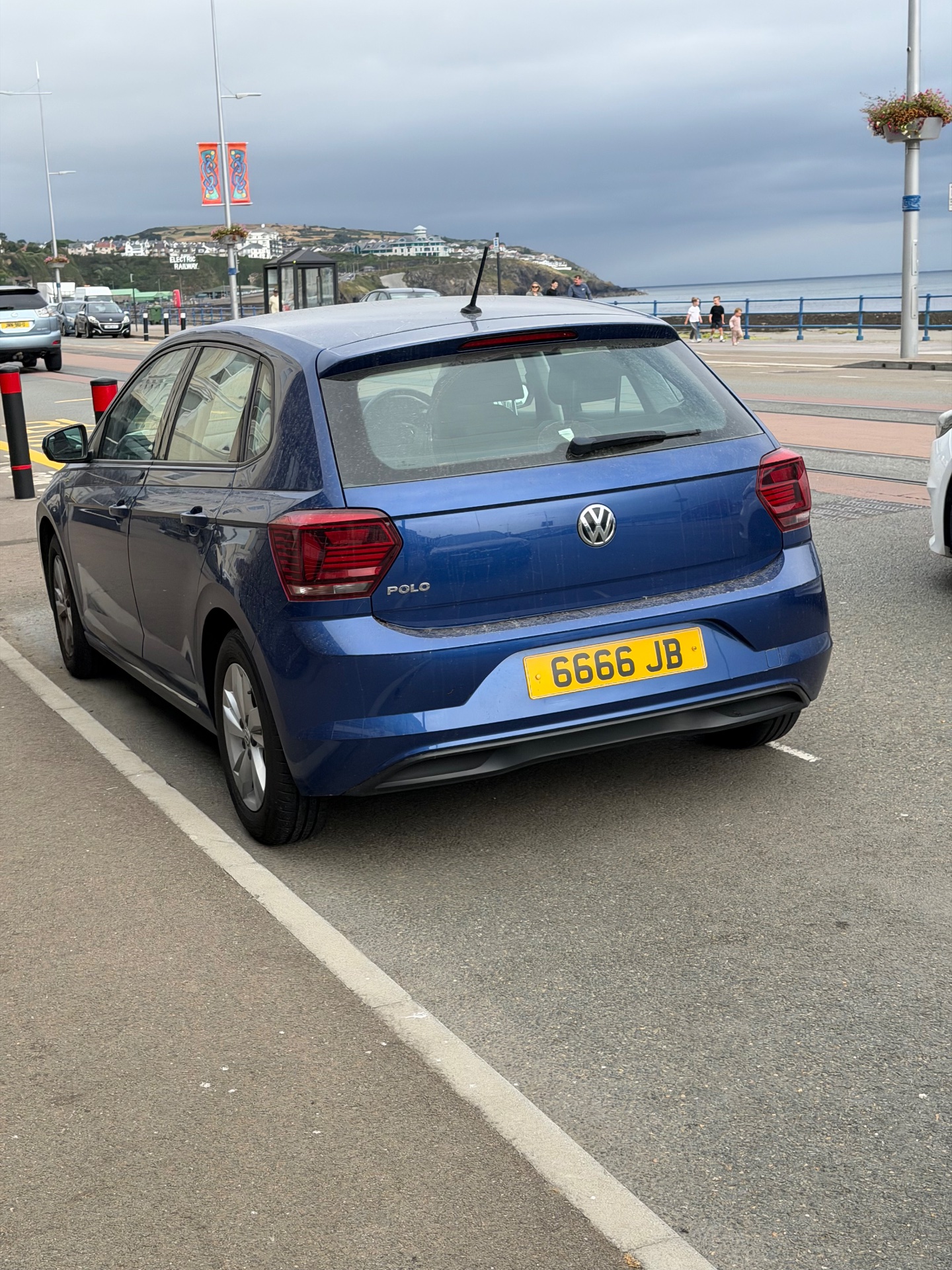 6666 JB spotted on Volkswagen Polo