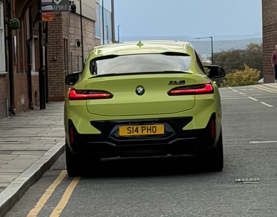 S14 PHO spotted on BMW X4 M Competition