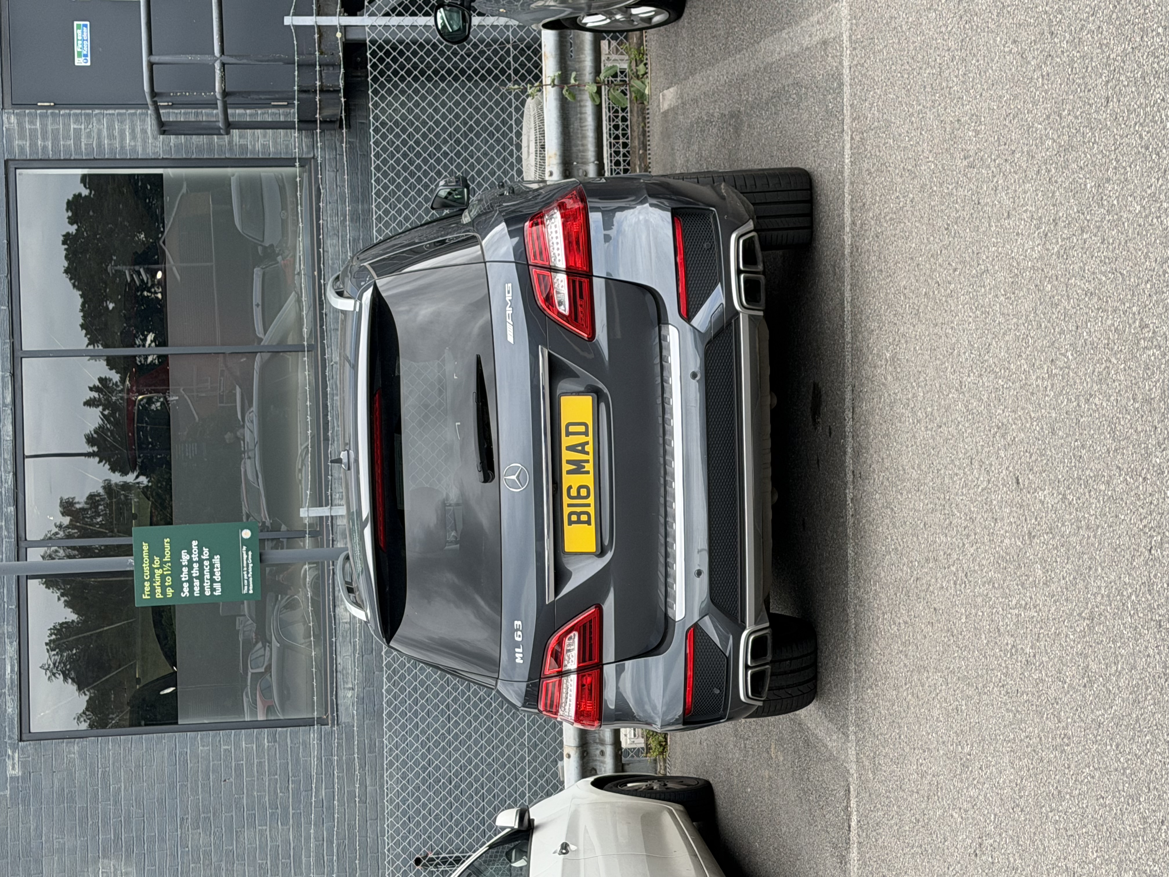 B16 MAD spotted on Mercedes-Benz ML 63 63