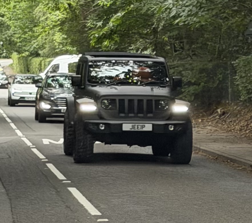 JEE 1P spotted on Jeep Wrangler