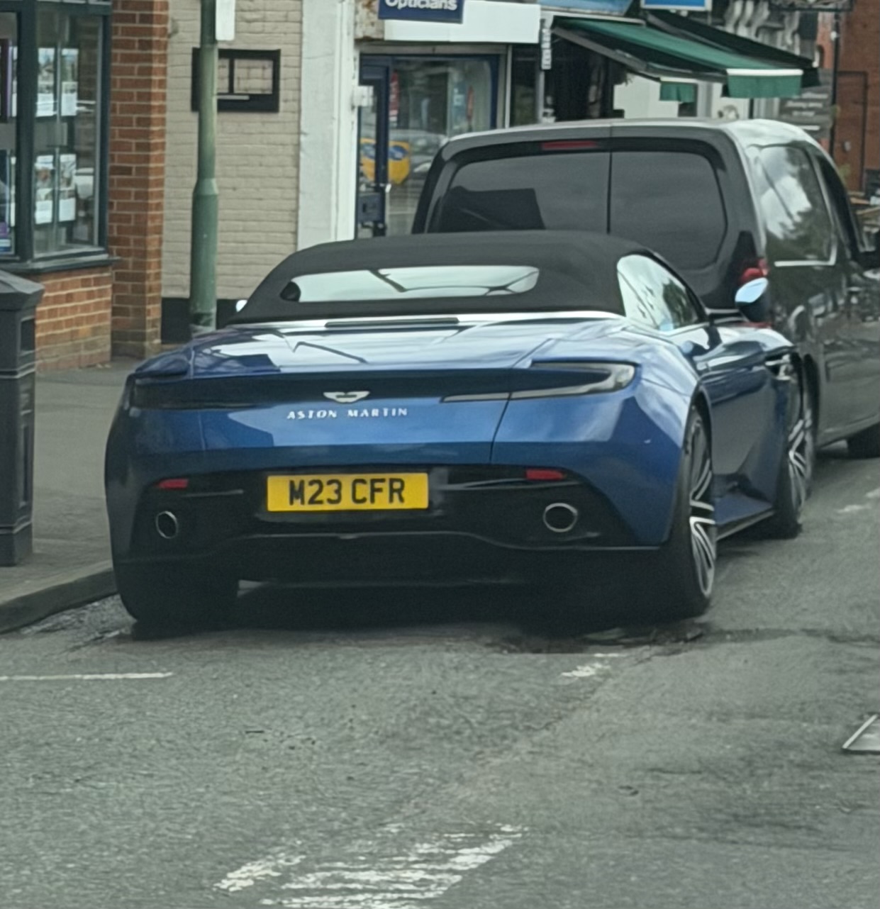 M23 CFR spotted on Aston Martin DB12