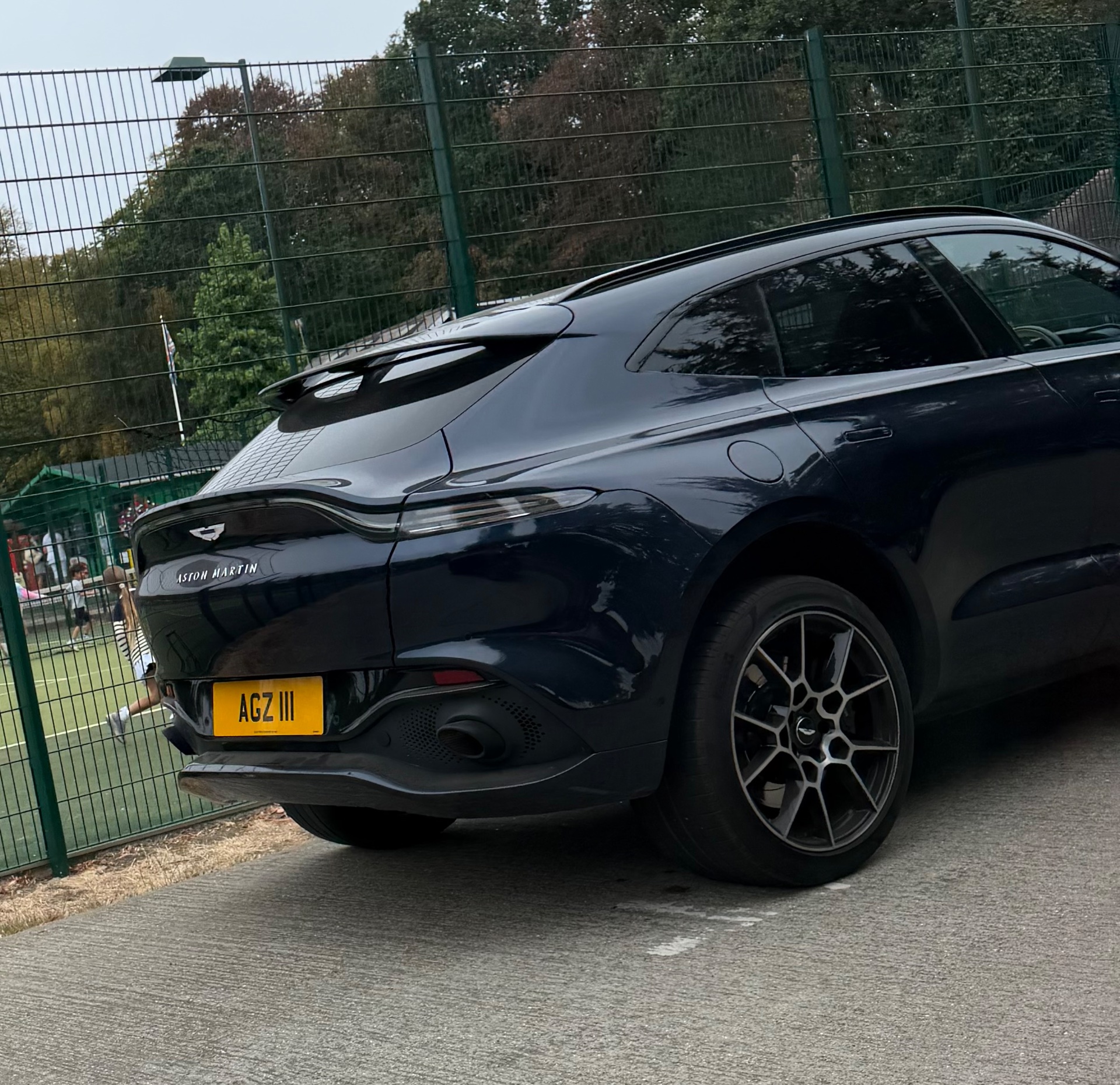 AGZ 111 spotted on Aston Martin DBX