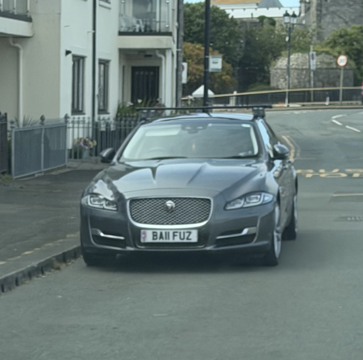 BA11 FUZ spotted on Jaguar XJ
